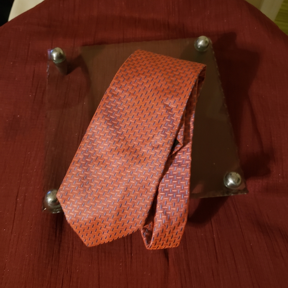 Tie Rack Orange Multi Necktie 👔 - Picture 5 of 7
